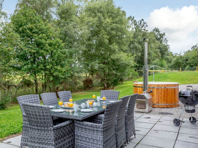 Outdoor eating area | Strathclaggan, Craigellachie