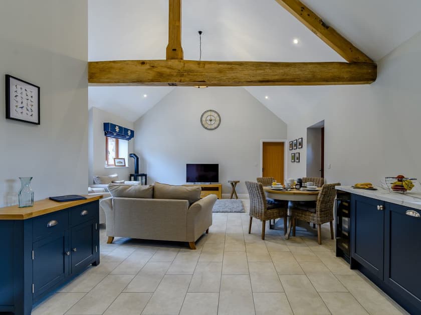 Open plan living space | Honies Farm Barns- The Wheat Store - Honies Farm Barns, East Stoke, near Newark