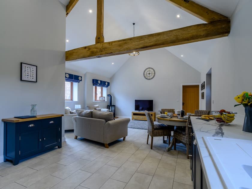 Open plan living space | Honies Farm Barns- The Wheat Store - Honies Farm Barns, East Stoke, near Newark