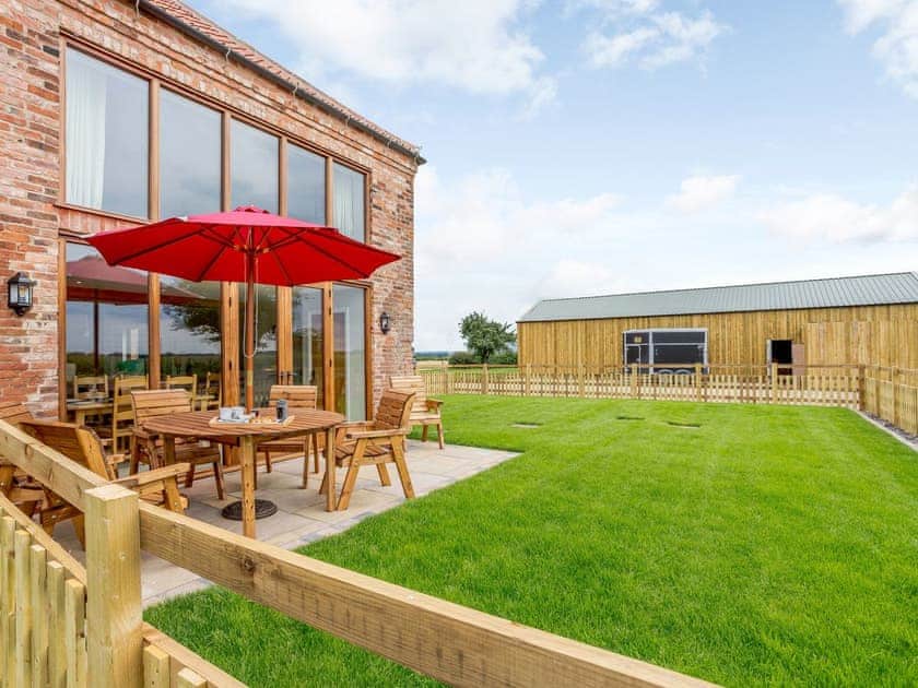 Sitting-out-area | Honies Farm Barns- The Vintage Store - Honies Farm Barns, East Stoke, near Newark