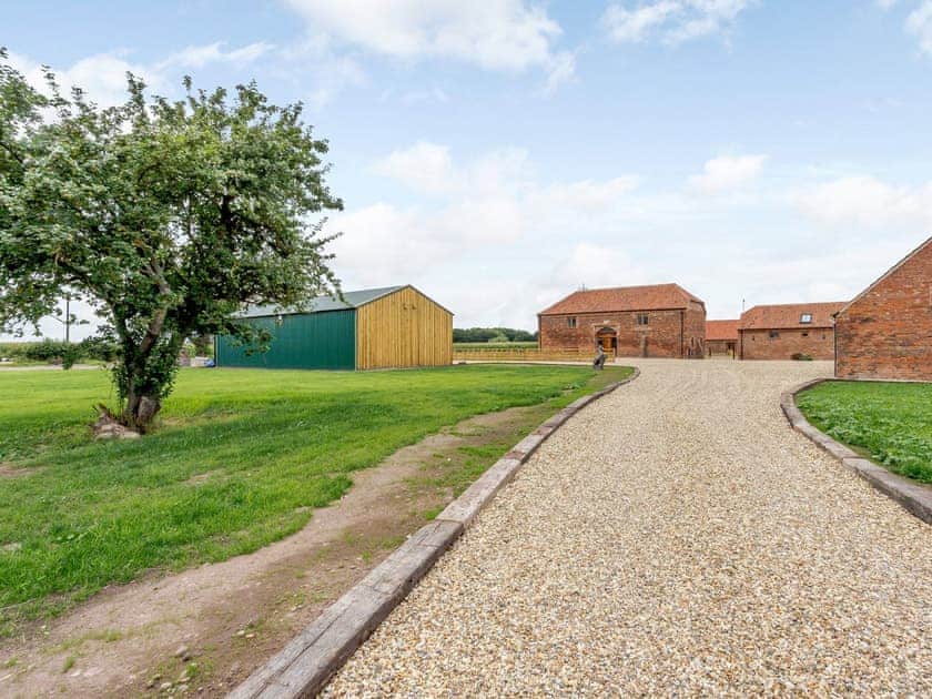 Driveway | Honies Farm Barns- The Vintage Store - Honies Farm Barns, East Stoke, near Newark
