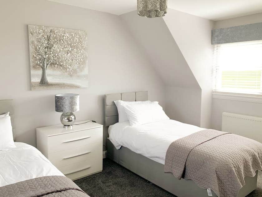 Twin bedroom | Float Bay View, Float Bay by Sandhead near Stranraer