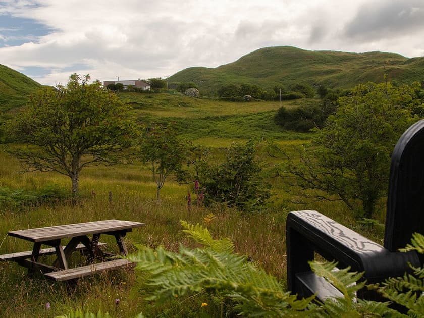 Haven garden view behind | The Haven - Puffin, Oban