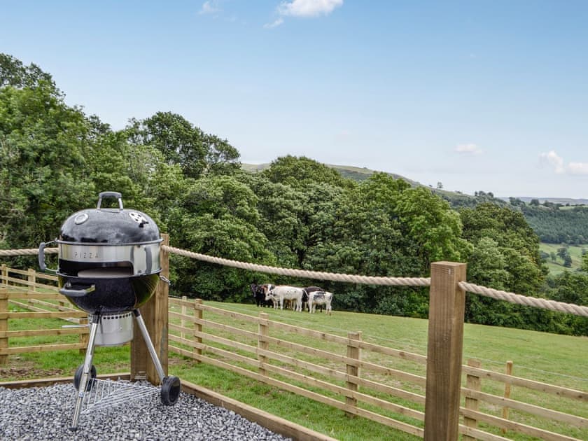 Outdoor area | Valley View - Bwlchmaenllwyd Farm Holiday, Cilycwm, near Llandovery