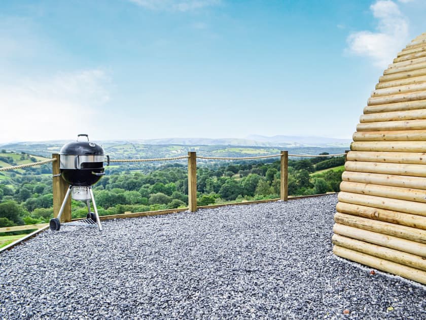 Outdoor area | Mountain View - Bwlchmaenllwyd Farm Holiday, Cilycwm, near Llandovery
