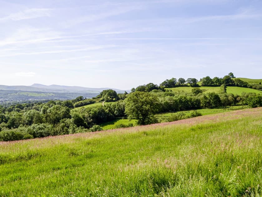 View | Mountain View - Bwlchmaenllwyd Farm Holiday, Cilycwm, near Llandovery