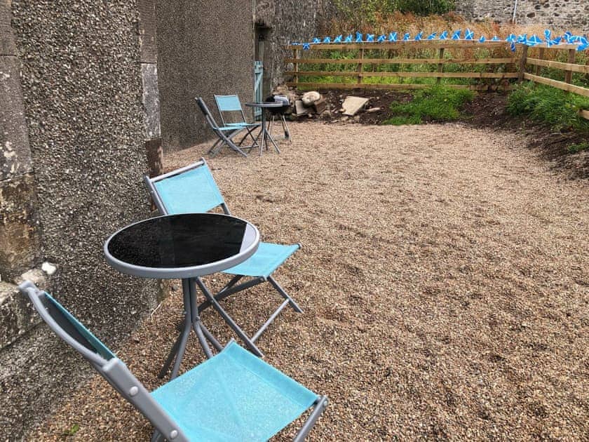 Sitting-out-area | Ballygroggan Farmhouse - Ballygroggan Farm, Machrihanish, near Campbeltown