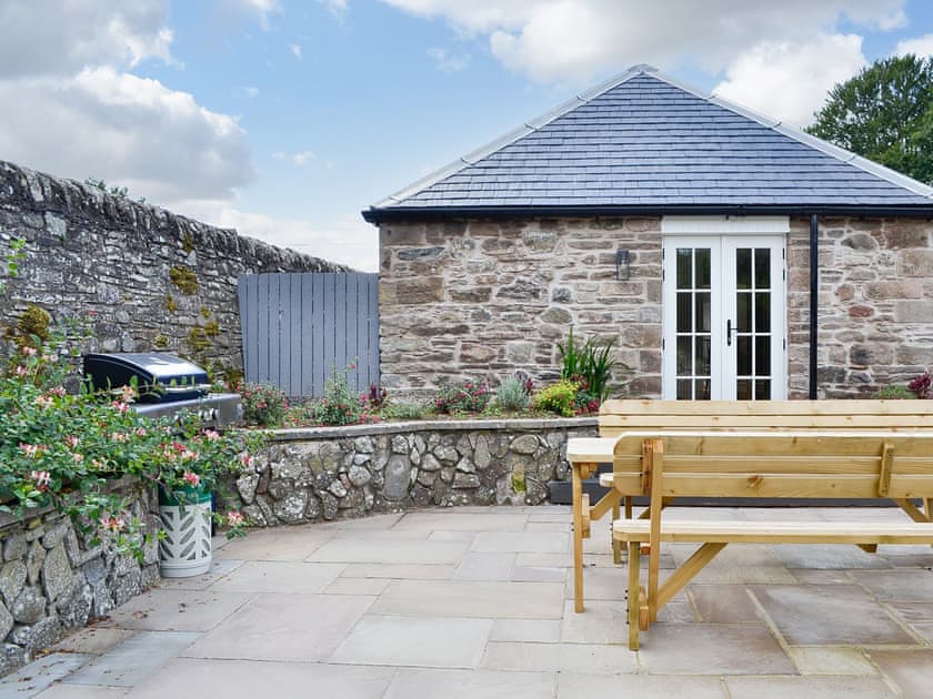 Patio | Smithy House, Guthrie, near Forfar