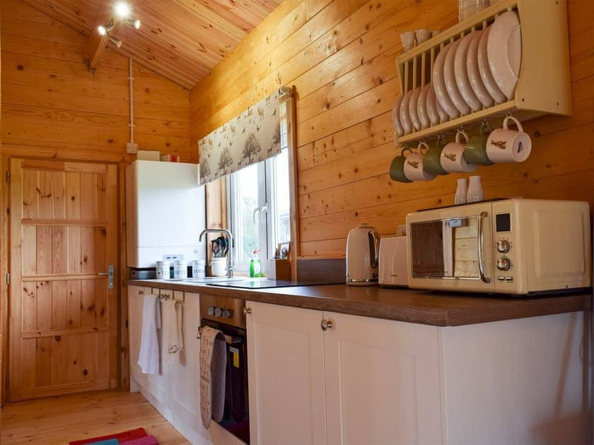 Kitchen | Reynard’s Retreat - Coplow Cabins, Billesdon, near Leicester