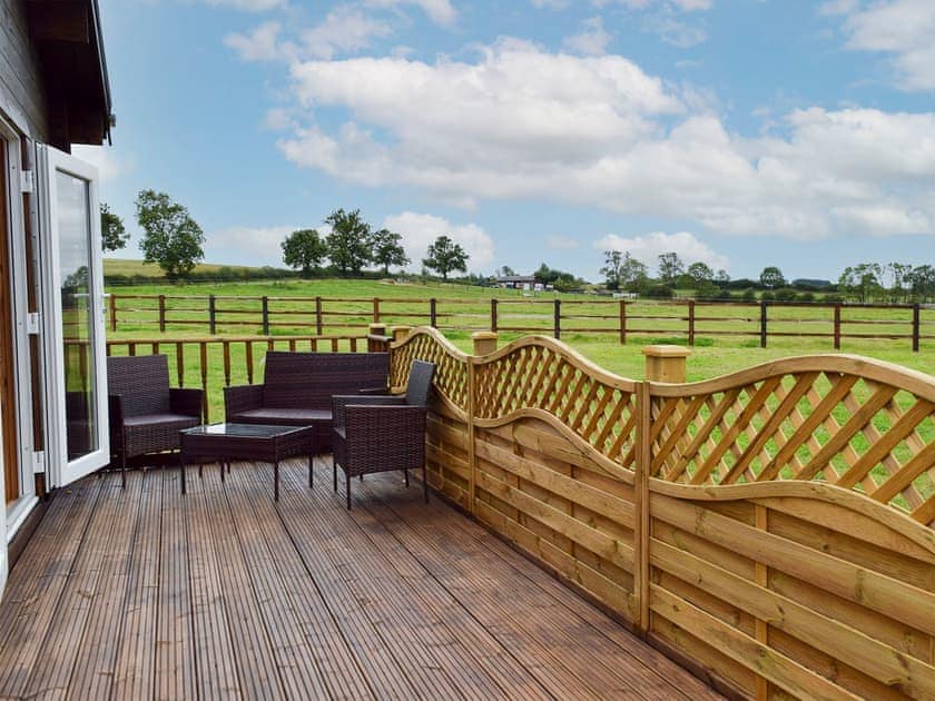 Decking | Reynard’s Retreat - Coplow Cabins, Billesdon, near Leicester