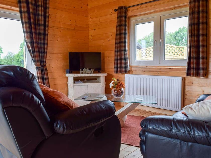 Living area | Pheasant Lodge - Coplow Cabins, Billesdon, near Leicester