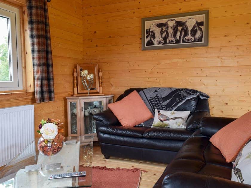 Living area | Pheasant Lodge - Coplow Cabins, Billesdon, near Leicester