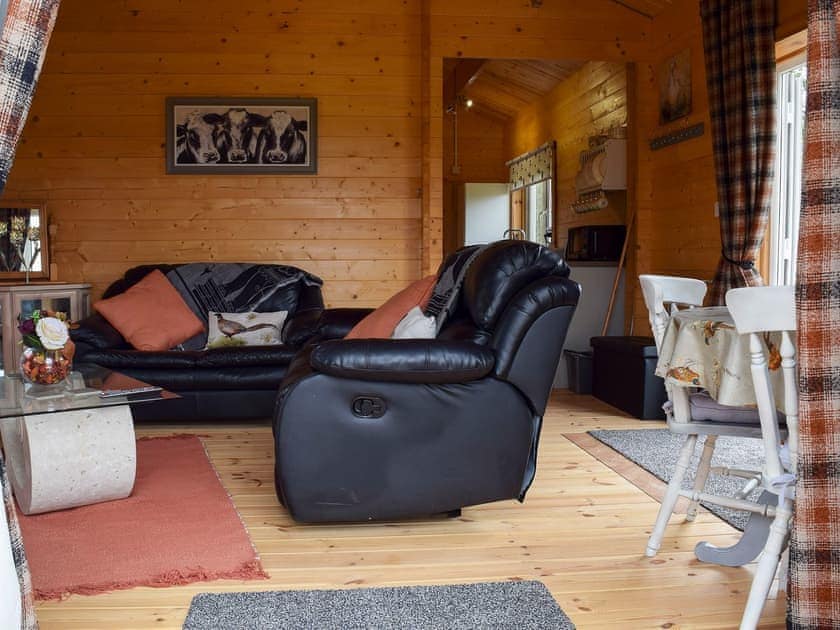 Open plan living space | Pheasant Lodge - Coplow Cabins, Billesdon, near Leicester