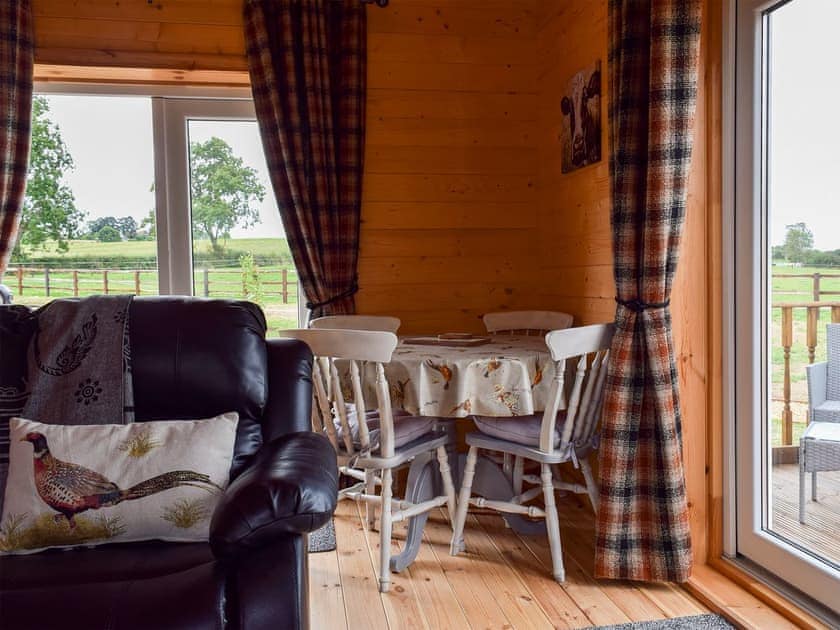 Dining Area | Pheasant Lodge - Coplow Cabins, Billesdon, near Leicester