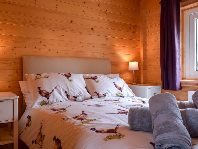 Double bedroom | Pheasant Lodge - Coplow Cabins, Billesdon, near Leicester