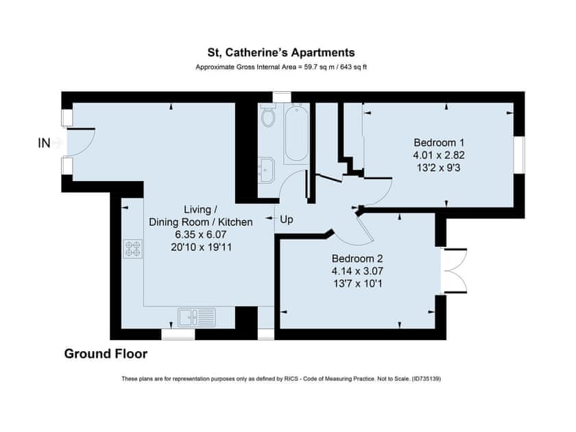 Flat 1 - St Catherines Apartments, Littlehampton