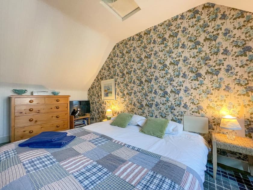 Double bedroom | Fisherman’s Cottage, Gardenstown, near Banff