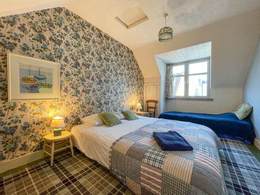 Double bedroom | Fisherman’s Cottage, Gardenstown, near Banff