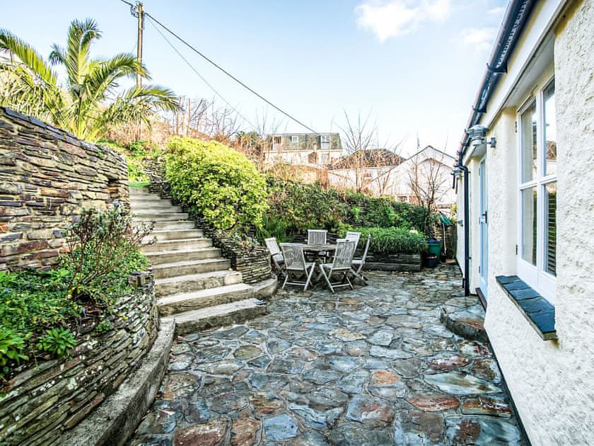 Rear patio area | Sail Loft (Marine Parade), St Mawes