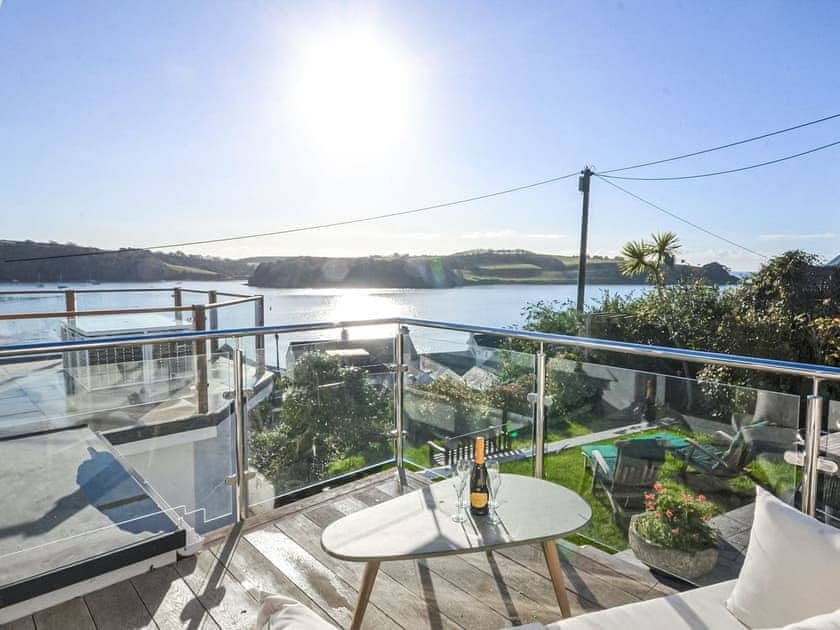 Stunning view from the decking | Shoal Corner, St Mawes