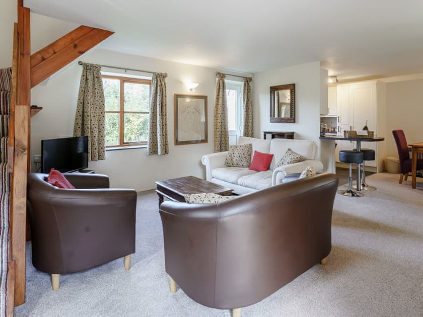 Open plan living space | Honeysuckle - Wellstone Cottages, Llanfyrnach
