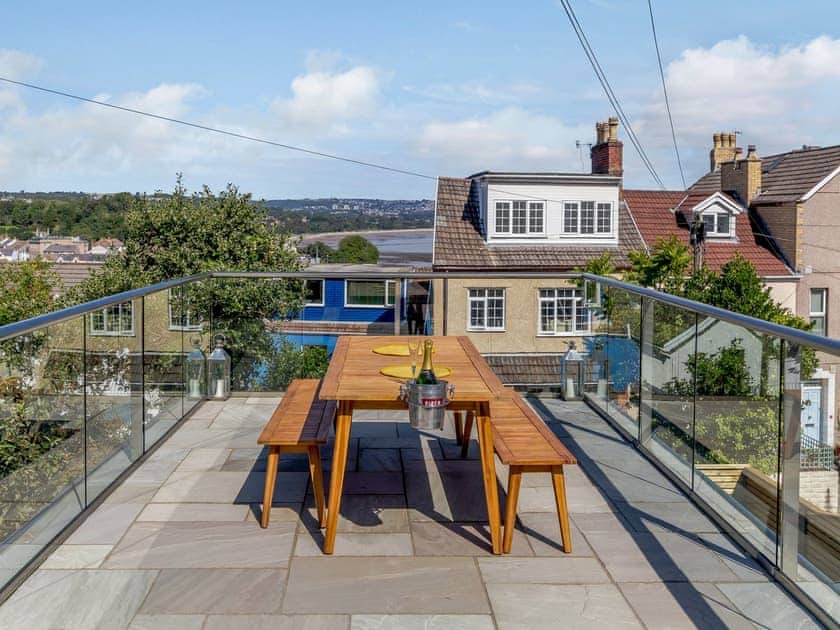 Sitting-out-area | The Views, Mumbles, near Swansea