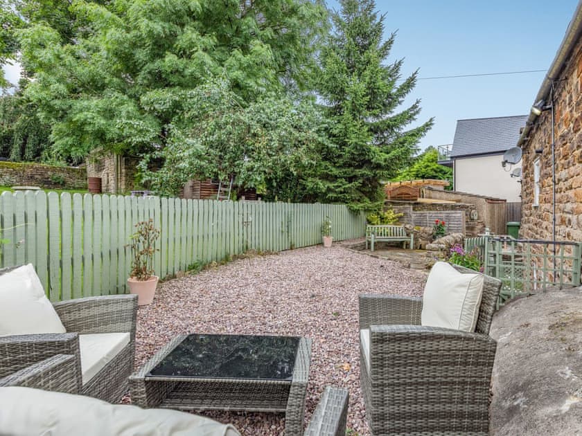 Sitting-out-area | Catmint Cottage, Lea, near Matlock