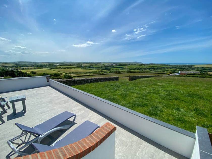 Terrace | Woolbarn - Wooldown Holiday Cottages, Marhamchurch, near Bude