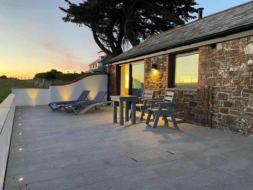 Terrace | Woolbarn - Wooldown Holiday Cottages, Marhamchurch, near Bude