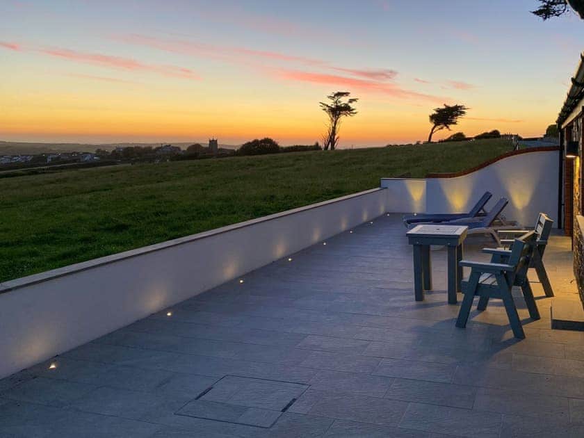 Terrace | Woolbarn - Wooldown Holiday Cottages, Marhamchurch, near Bude