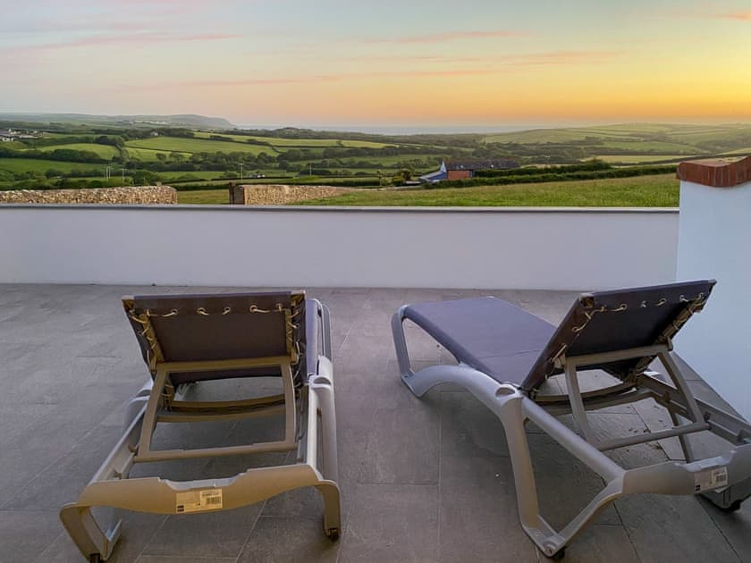 Terrace | Woolbarn - Wooldown Holiday Cottages, Marhamchurch, near Bude