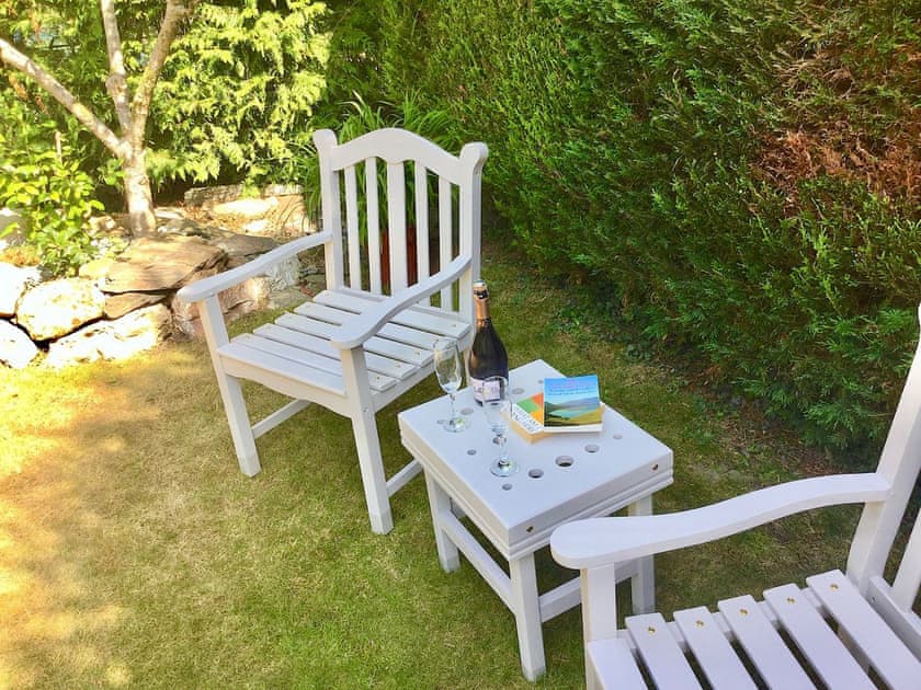 One of the sitting-out-areas | Apple Tree Cottage, Bassenthwaite, near Keswick