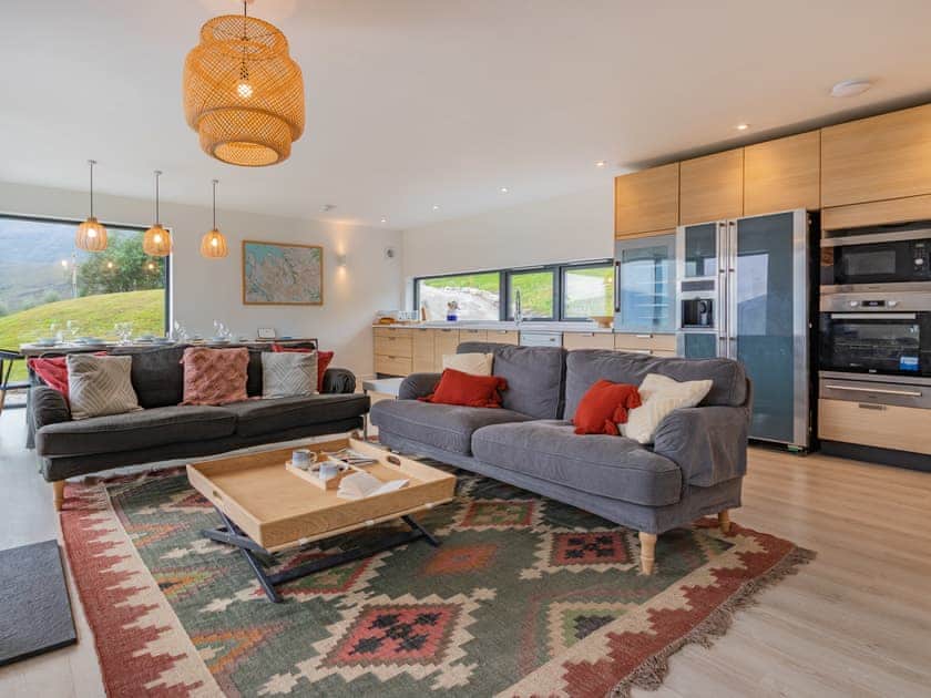 Open plan living space | Ardlearag, Badcaul, near Ullapool