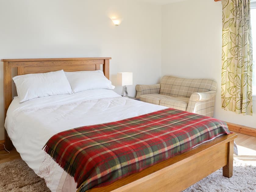Double bedroom | Oor Wee Hoose, Whithorn, near Newton Stewart