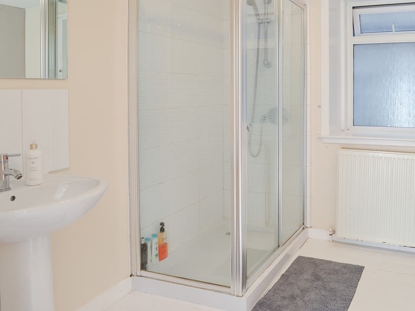 Shower and bathroom  | Oor Wee Hoose, Whithorn, near Newton Stewart
