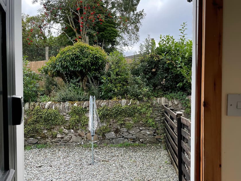 Exit to patio area | Sanna, Ardentinny, Dunoon