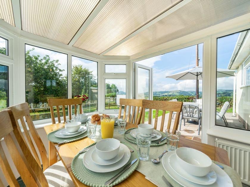 Dining room | Meadowcroft, Hundred House, near Llandrindod Wells