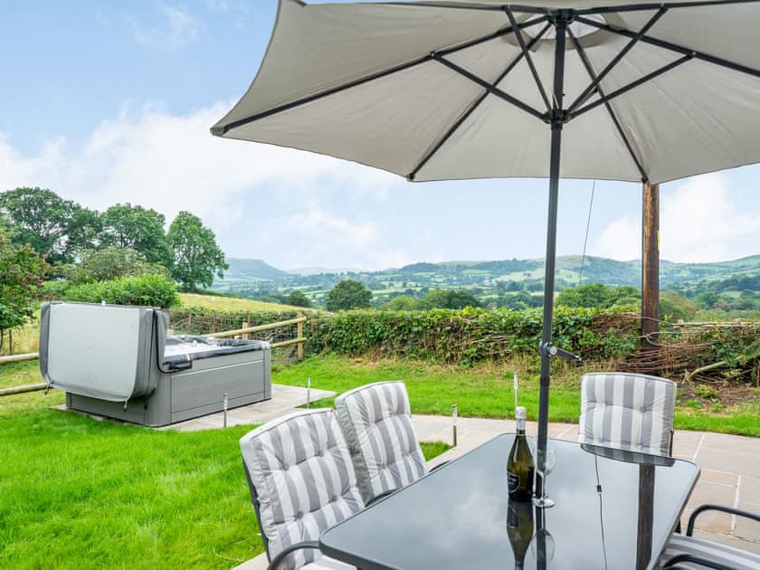 Sitting-out-area | Meadowcroft, Hundred House, near Llandrindod Wells