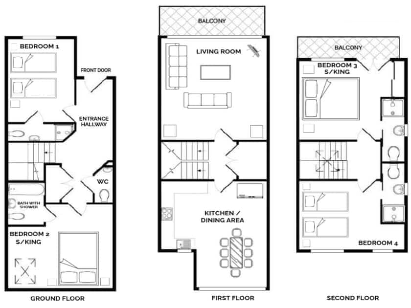 Floor plan | Ocean-Walk, Perranporth