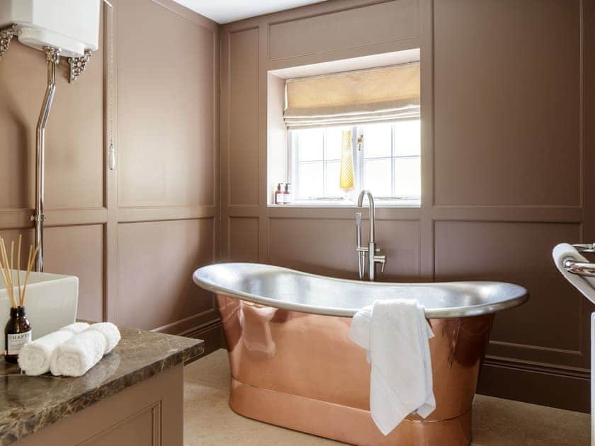Bathroom | Oak House - Harewood Holidays, Harewood, near Leeds