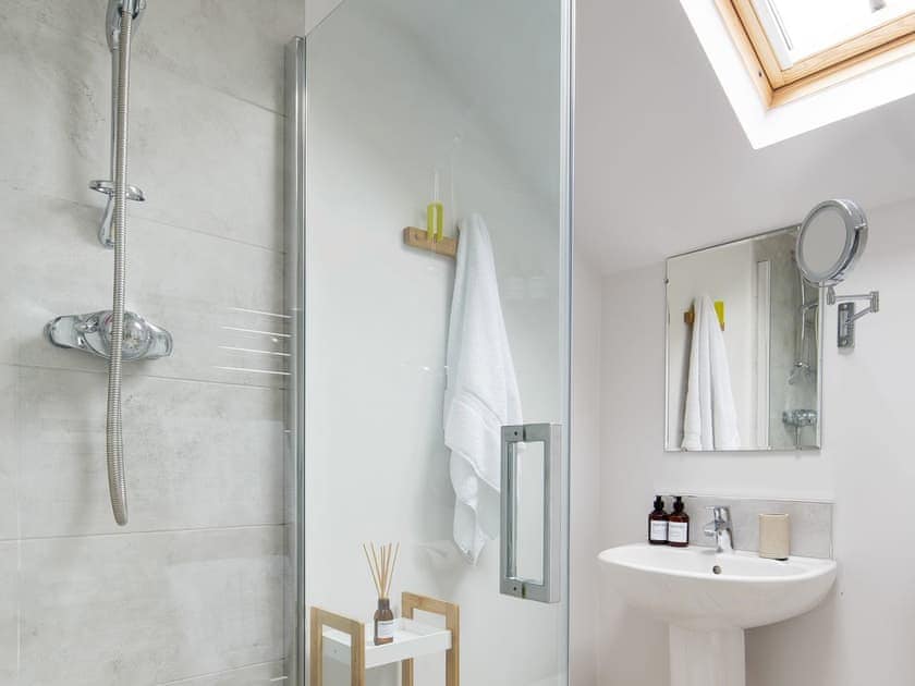 Shower room | Thyme Cottage - Harewood Holidays, Harewood, near Leeds