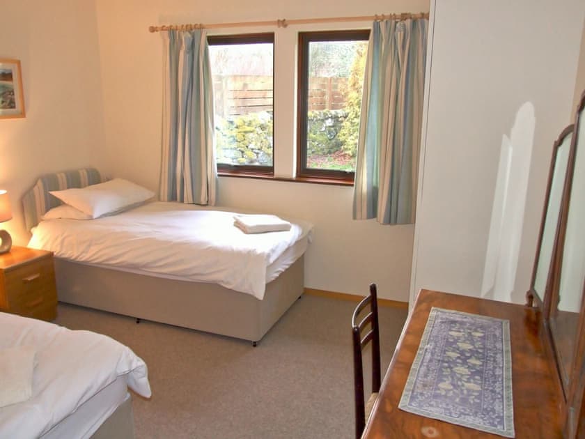 Twin bedroom | Balorrin, Aultgowrie, near Muir of Ord