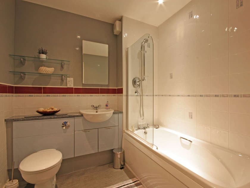 Bathroom | Fairway Apartment, Nairn
