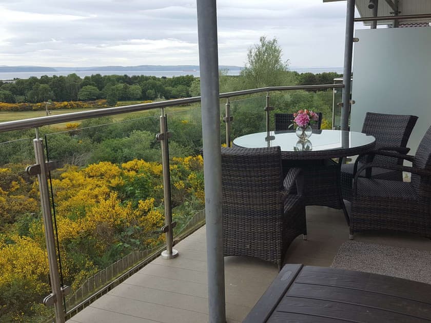 Balcony | Fairway Apartment, Nairn