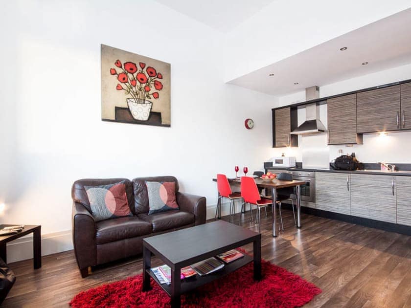 Open plan living space | 7 Westercraigs Apartment, Inverness