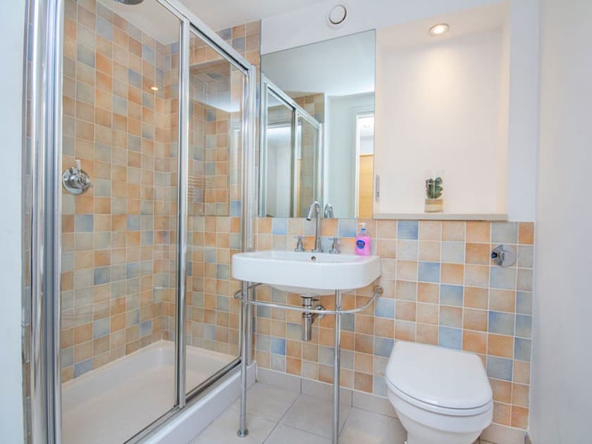 Bathroom | 208 By the Bridge Apartment, Inverness