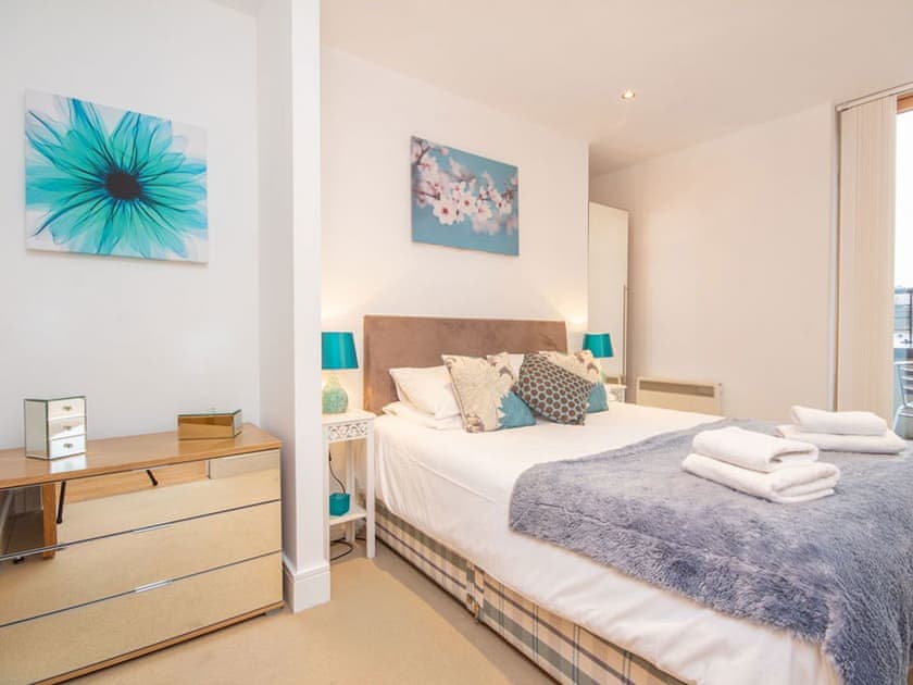 Double bedroom | 404 By the Bridge Apartment, Inverness, near Inverness