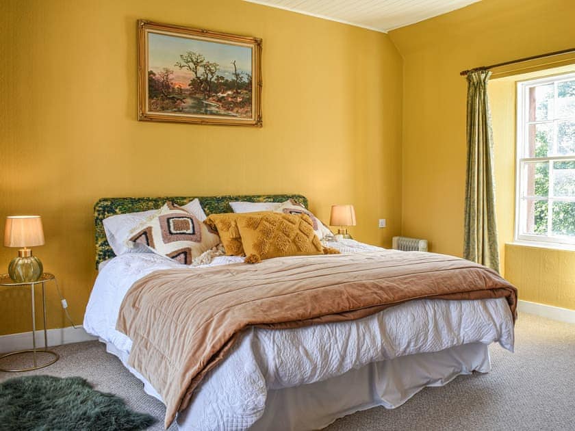 Double bedroom | Hayfield - Dalgeatie Castle, Delgaty, near Turriff