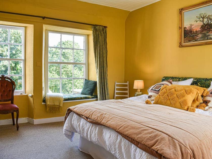 Double bedroom | Hayfield - Dalgeatie Castle, Delgaty, near Turriff