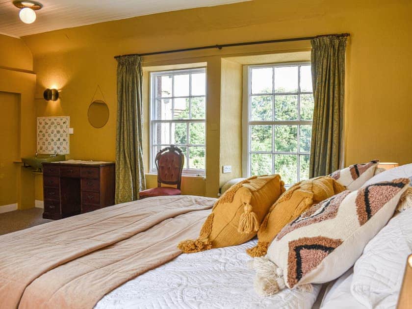 Double bedroom | Hayfield - Dalgeatie Castle, Delgaty, near Turriff